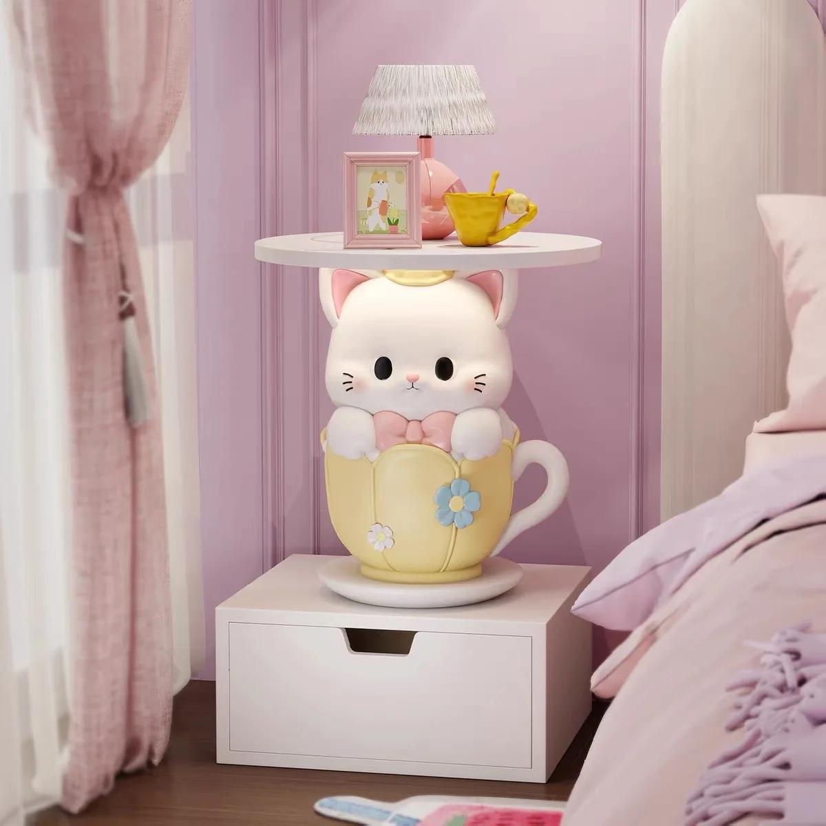 Décoration de chambre Kawaii, table basse, table d'appoint de canapé, table de chevet pour chambre d
