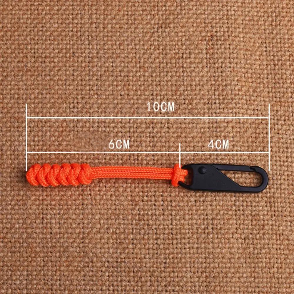 Extracteurs de fermeture éclair détachables, sac d'extérieur, tête de traction, corde de parapluie D