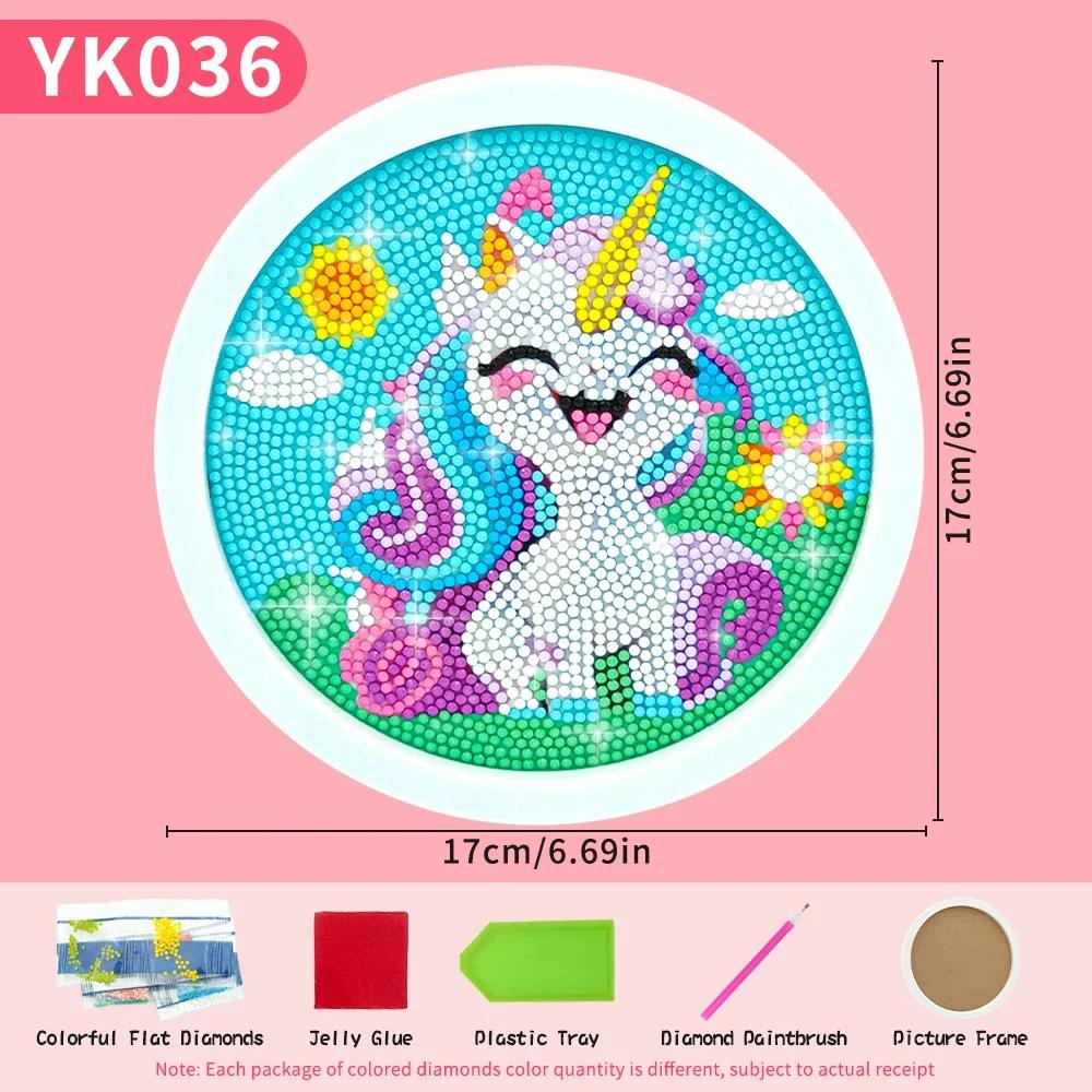Ensemble de peinture diamant licorne mignonne pour débutant, ensemble de peinture diamant 5D à faire