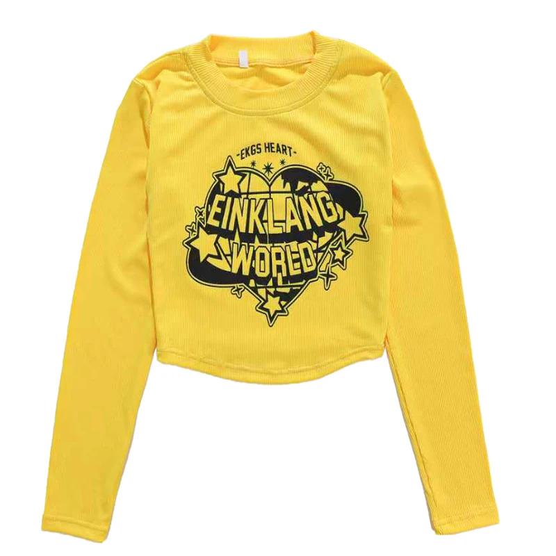 Filles K-pop haut court Cargo pantalon jupe de danse de rue garçons Hip Hop vêtements ensembles enfa