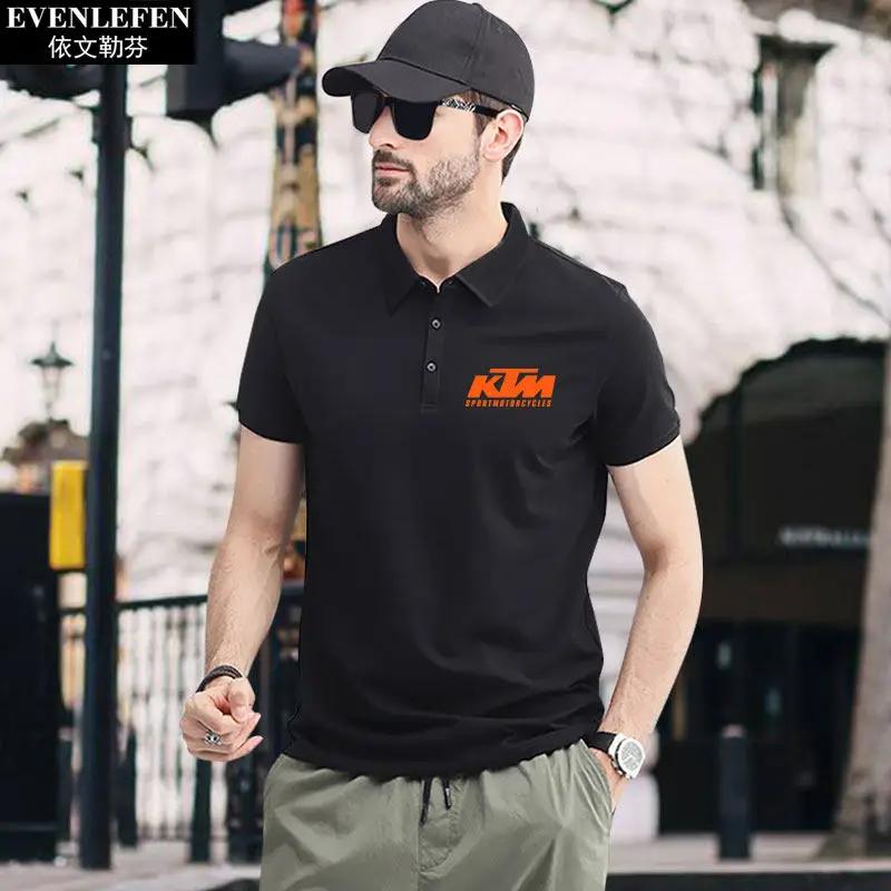 Chemises polo et t-shirts à manches courtes pour hommes et femmes avec col, pour l'équipe de motocro
