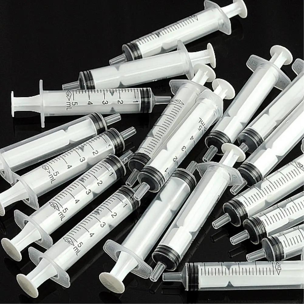 Tube de seringue en plastique de 5ML sans aiguille avec laboratoire hydroponique en plastique OPP, o