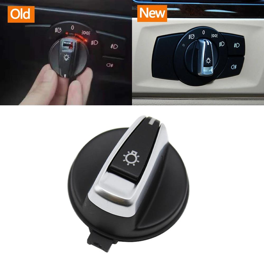 Couvercle de bouton de Rotation de commutateur de phare avant de voiture, pour BMW E87 E88 E82 E90 E