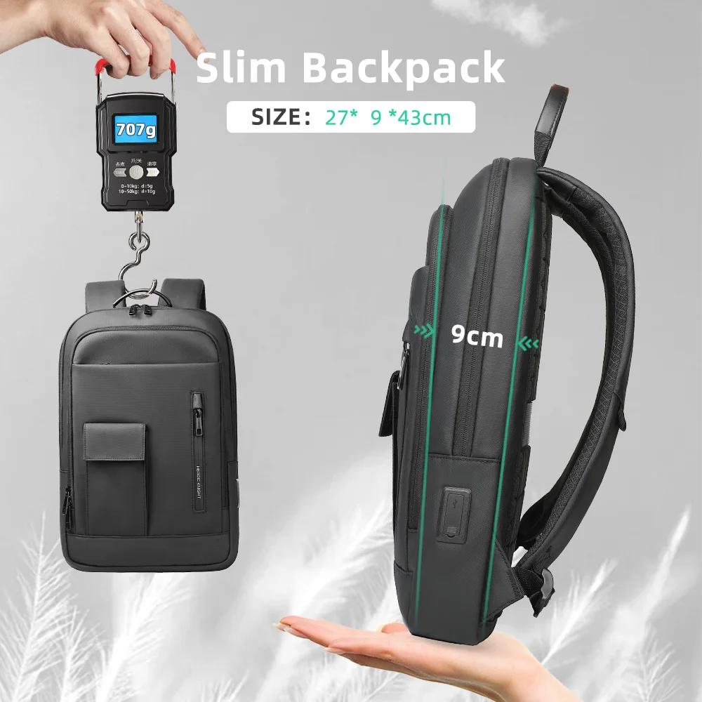 Heroic Knight-Sac à dos étanche pour homme, sac de travail multifonction, sac pour ordinateur portab