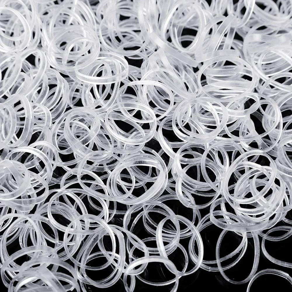 Cordes transparentes pour queue de cheval, support élastique pour femmes et filles, accessoires pour