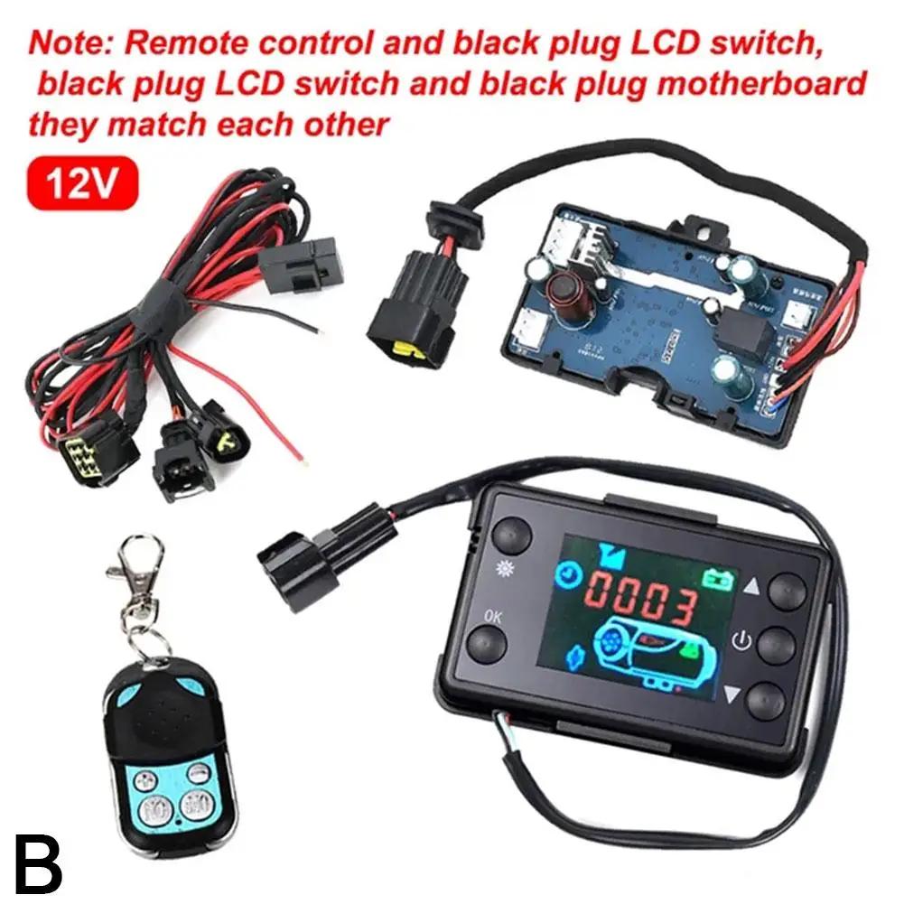Carte mère de contrôleur de chauffage de stationnement 12V, interrupteur de moniteur LCD + télécomma