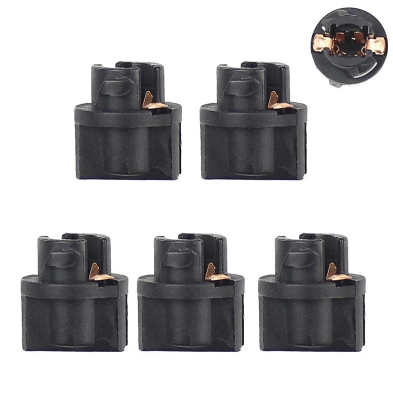 Support de lampe de remplacement, lot de 5 pièces, lampe de signalisation T5, LED, torsadé, tableau 