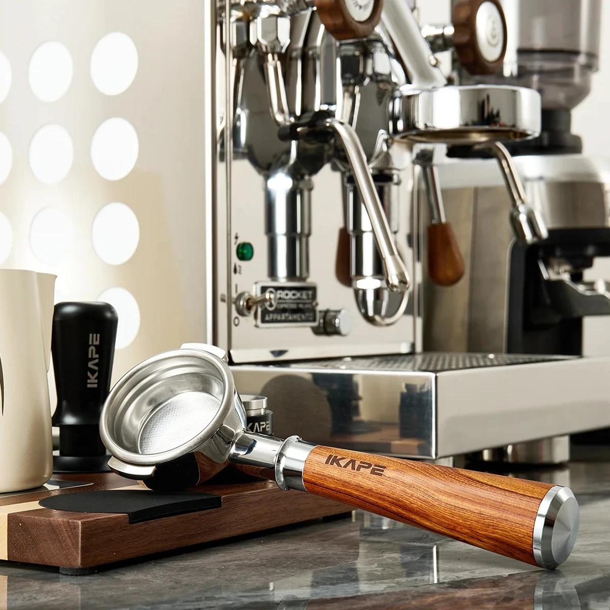 IKAPE – porte-filtre sans fond, pour Delonghi/Barsetto/Berivlle/Lamarzocco/Welhome/Flair58/ECM/Lelit