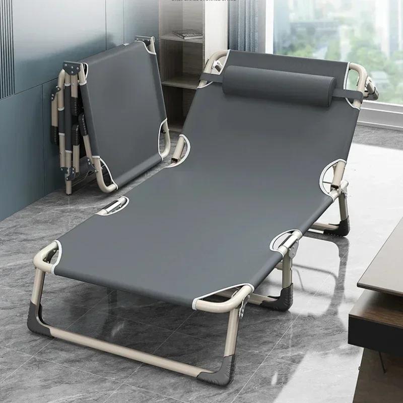 Lit de Camping pliable pour adultes, meubles portables, bureau, sieste, canapé, Compact, gain de pla
