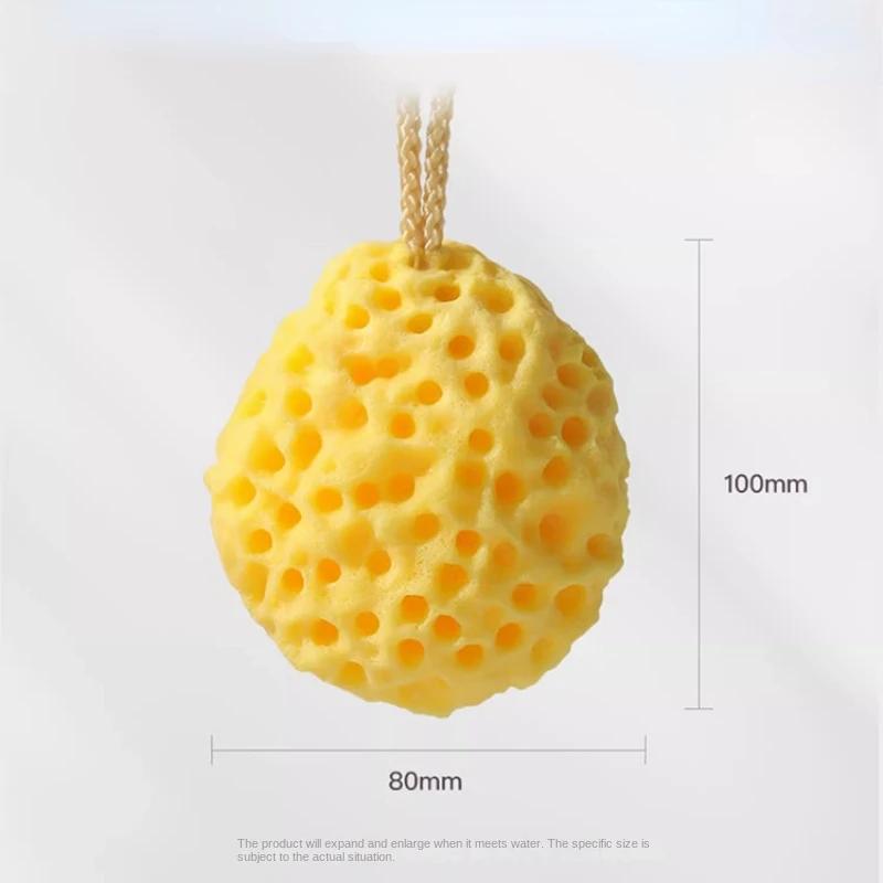 Boule éponge douche maille douce bébé - Nylon nettoyage corps gommage exfoliant - Salle bains
