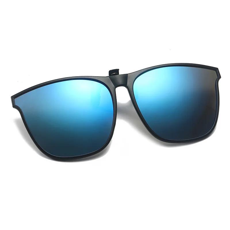 Lunettes de soleil polarisées à Clip pour hommes et femmes, pour conducteur de voiture, Vision noctu