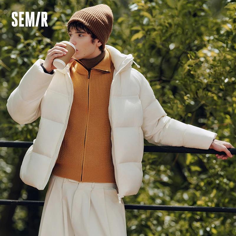 Semir doudoune hommes trois vêtements d'extérieur résistants Couple tenue d'hiver 2025 nouveau haut 