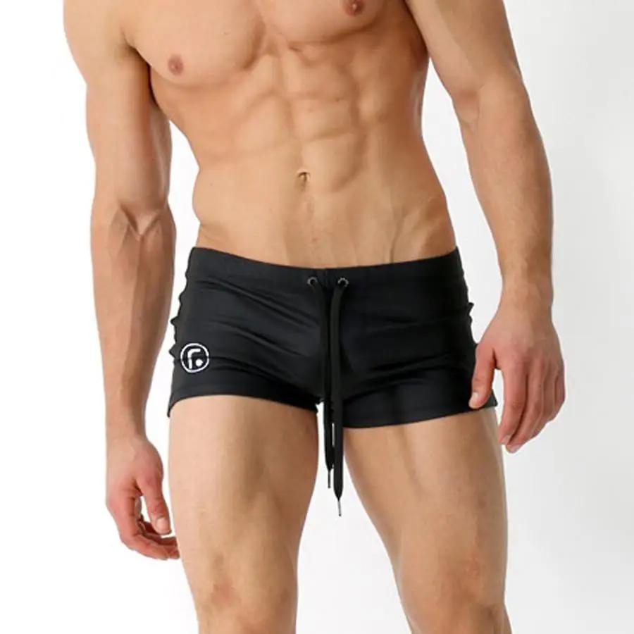 Maillot de bain Sexy plage séchage rapide troncs hommes maillots de bain Sunga conseil Shorts Zwembr