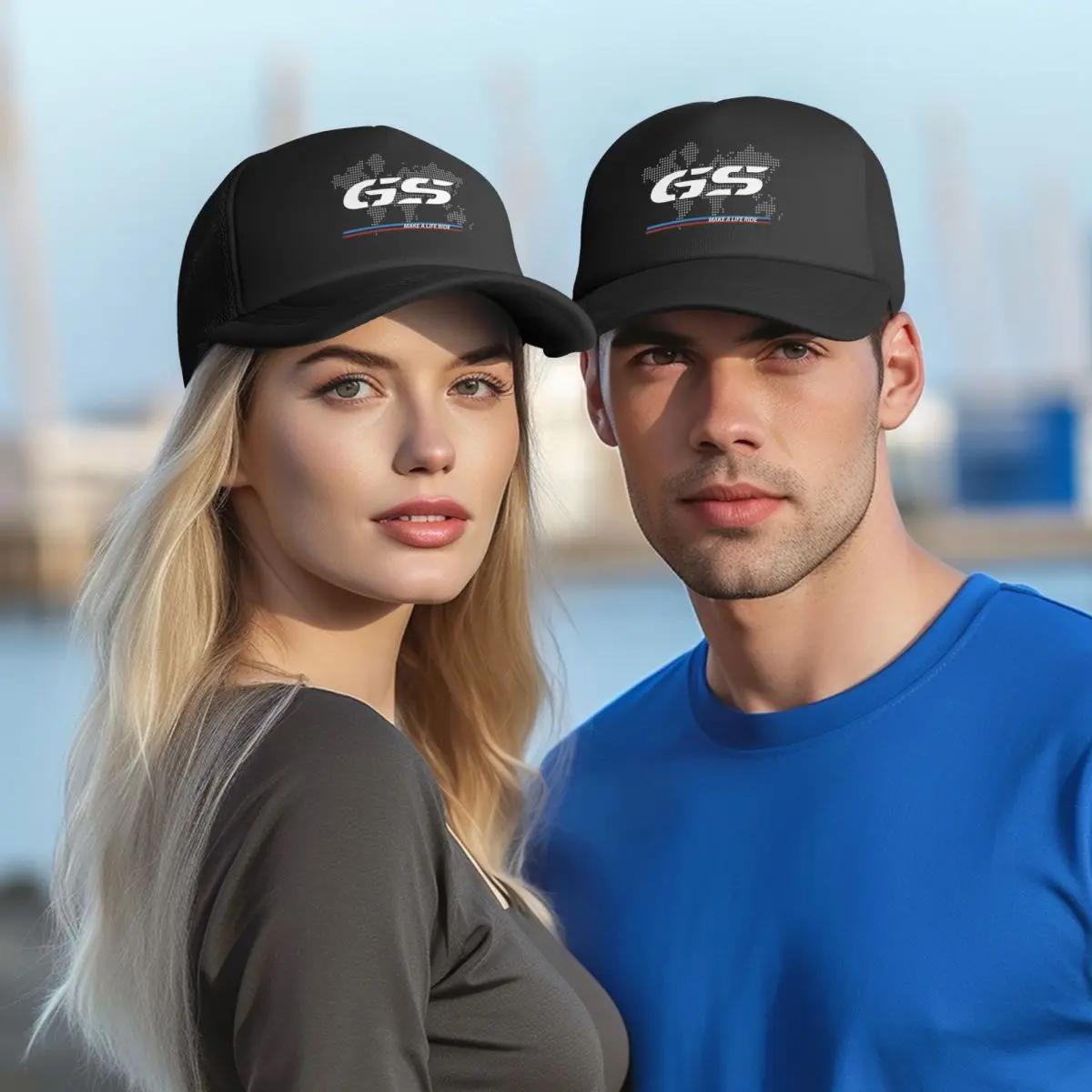 GS-Chapeau de camionneur de moto carte du monde, chapeaux de mode pour adultes, casquettes de soleil