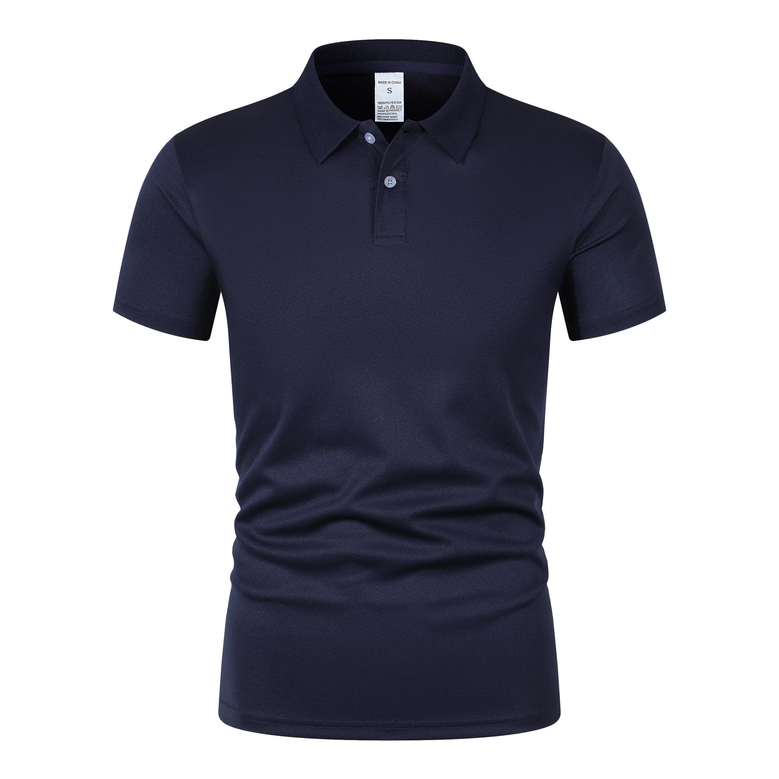 Polo de couleur unie ultra-léger pour hommes, chemise respirante à séchage rapide, anti-transpiratio