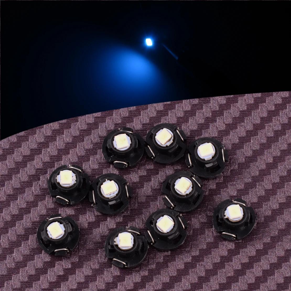 Ensemble d'ampoules LED pour le climat, bleu glacé T4 T4.2 Neo cale 1SMD LED, tableau de bord, ampou