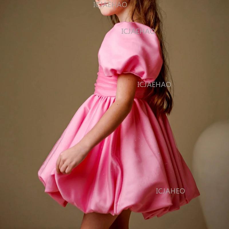 Robe de Princesse pour Enfants 2026, Robe de Cérémonie pour Fille, Robe de Demoiselle d'Honneur, Cos