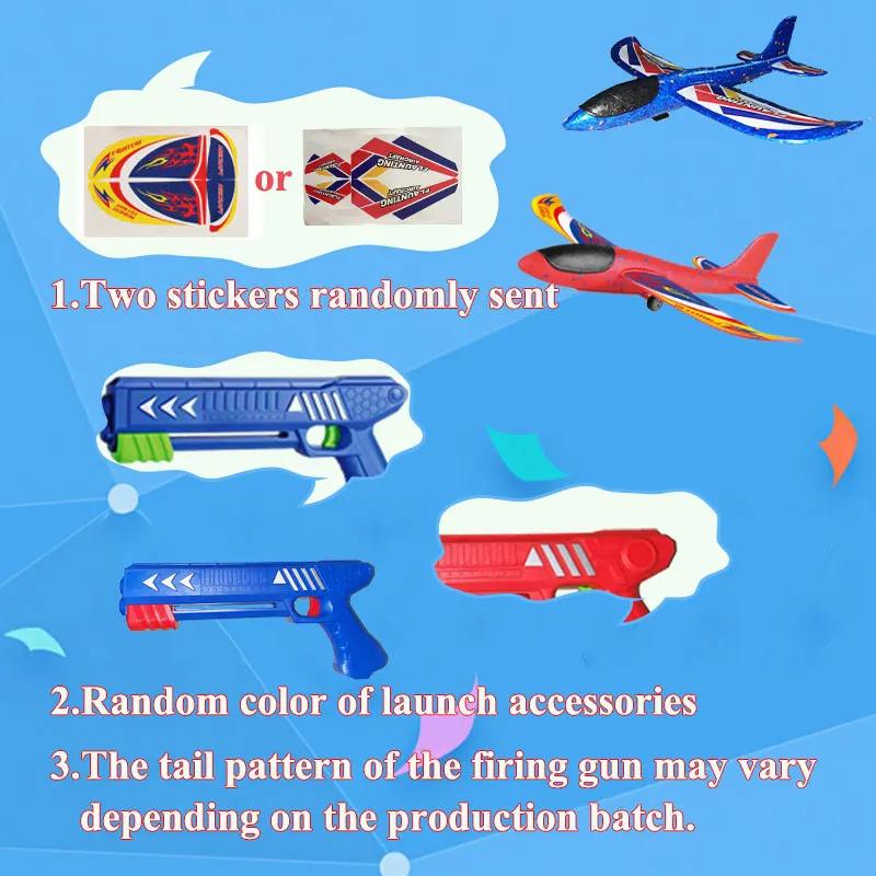 Lanceur d'avion en mousse pour enfants, 24/34cm, jouet d'extérieur pour garçons, jeu de catapulte de