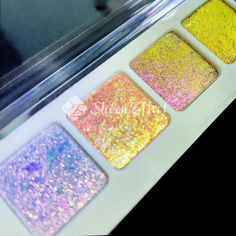 Sheeneffect-Palette de fards à barrage caméléon multichromes, cosmétique, 5 couleurs