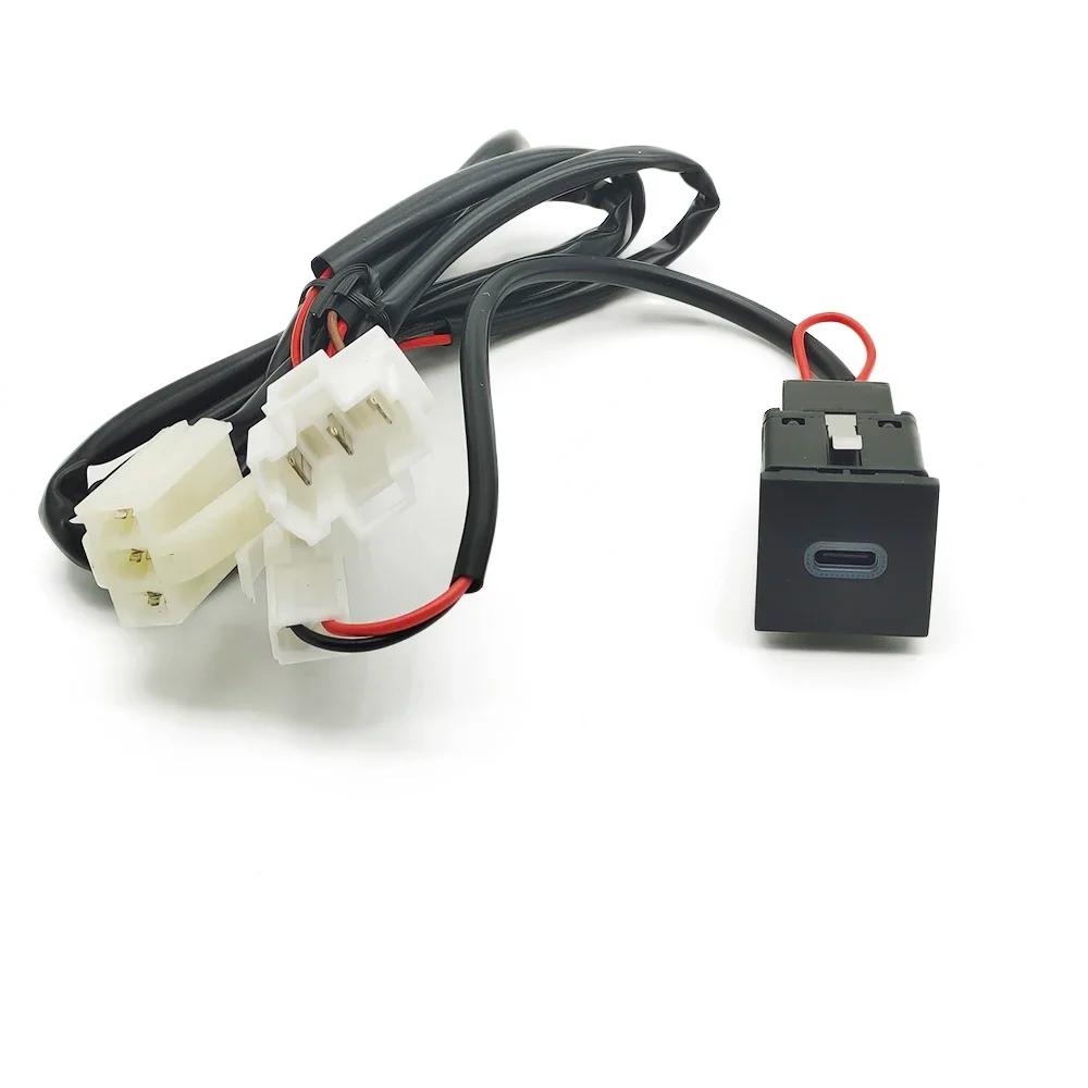 Chargeur rapide de Type C pour voiture VW Golf 6 MK6, prise d'interface de rénovation USB QC3.0, com
