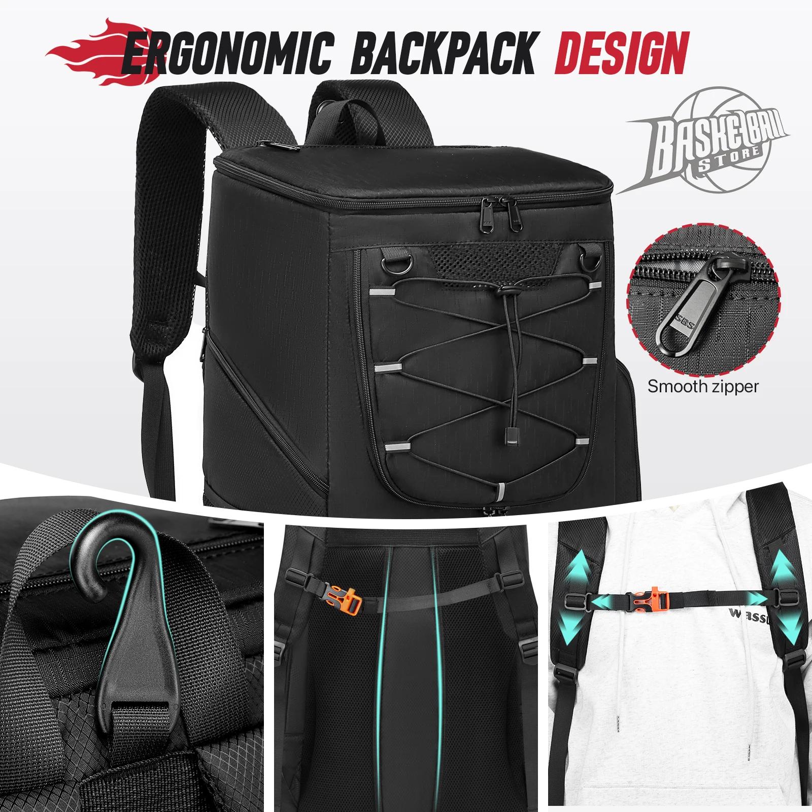 Sac à dos de Football pour hommes, sac à dos de basket-ball, sacs de rangement de Football en plein 