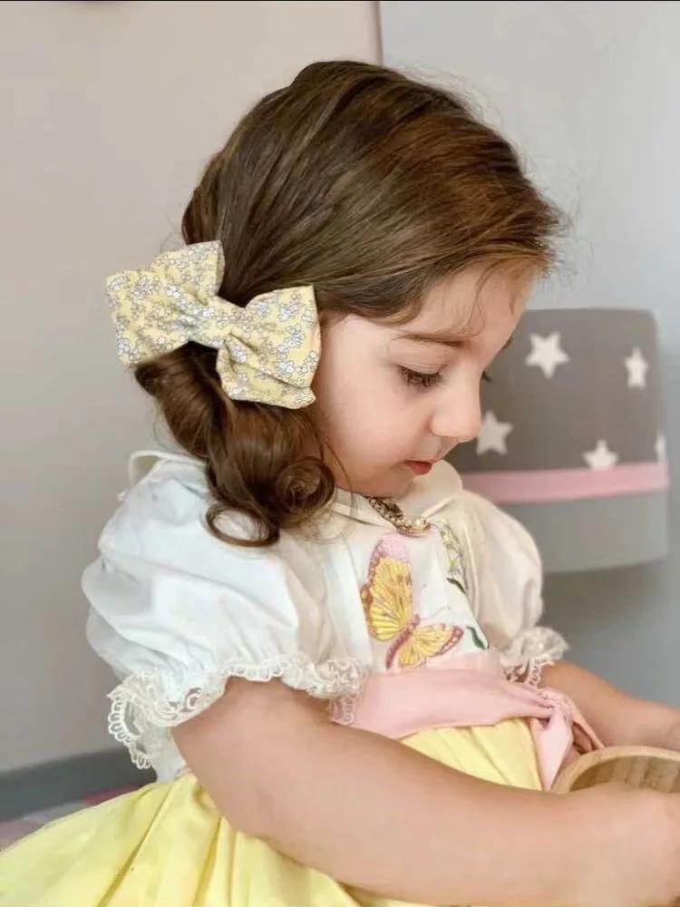Robe d'été jaune pour bébé fille de 0 à 12 ans, broderie papillon, turque, Vintage, pour anniversair