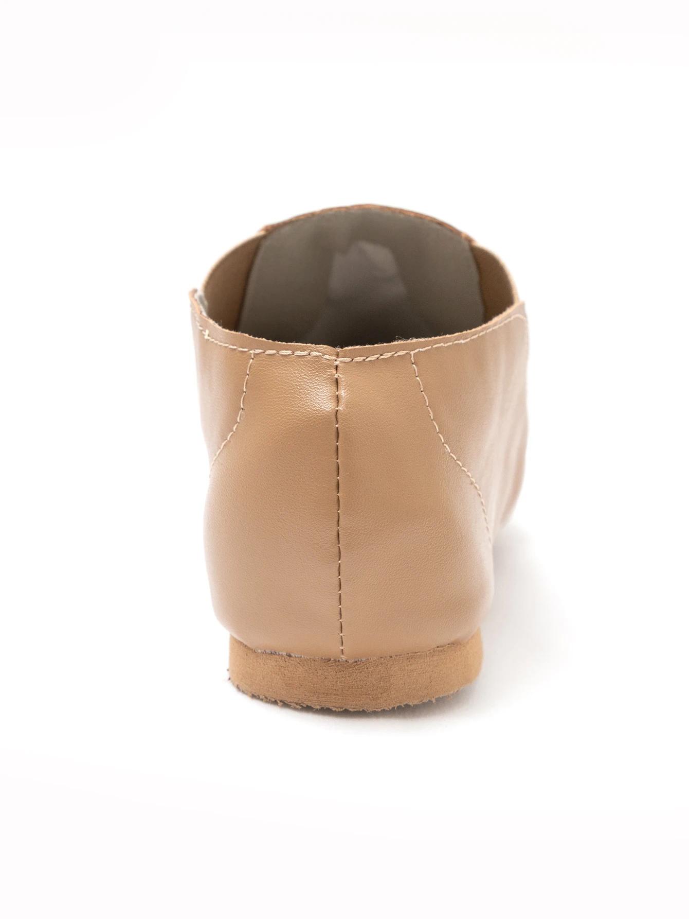 Dynadans Chaussures de jazz en cuir PU Chaussures de danse à enfiler pour enfants et adultes avec él