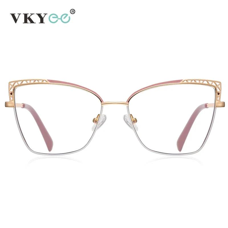 VICKY mode cadre optique marque Design femmes lunettes peuvent personnalisés Prescription Anti-lumiè