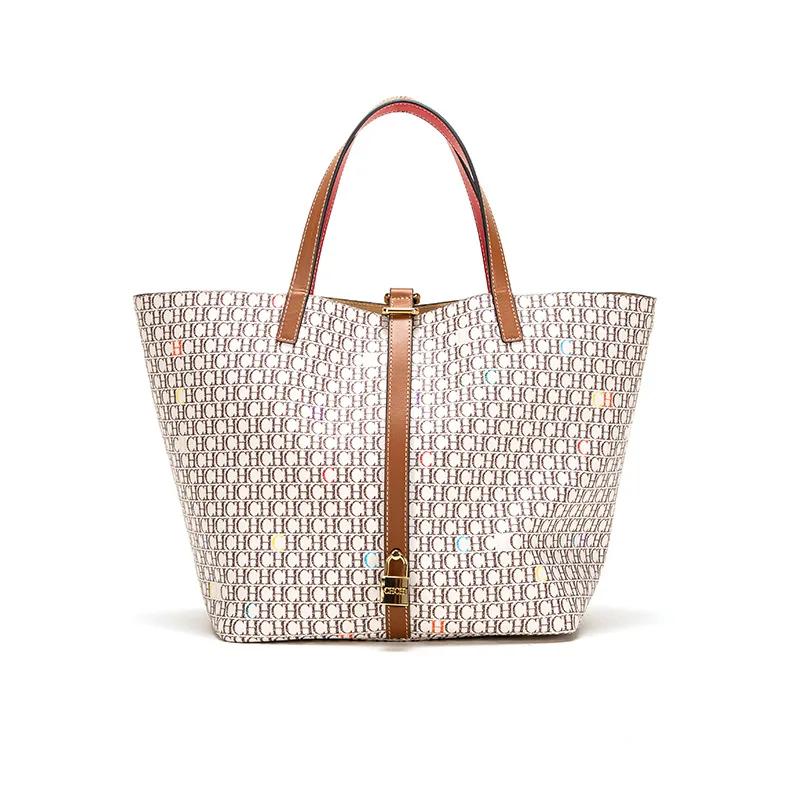 Sac fourre-tout de luxe léger pour femme, grande capacité, motif lettres, sac à main pour le quotidi
