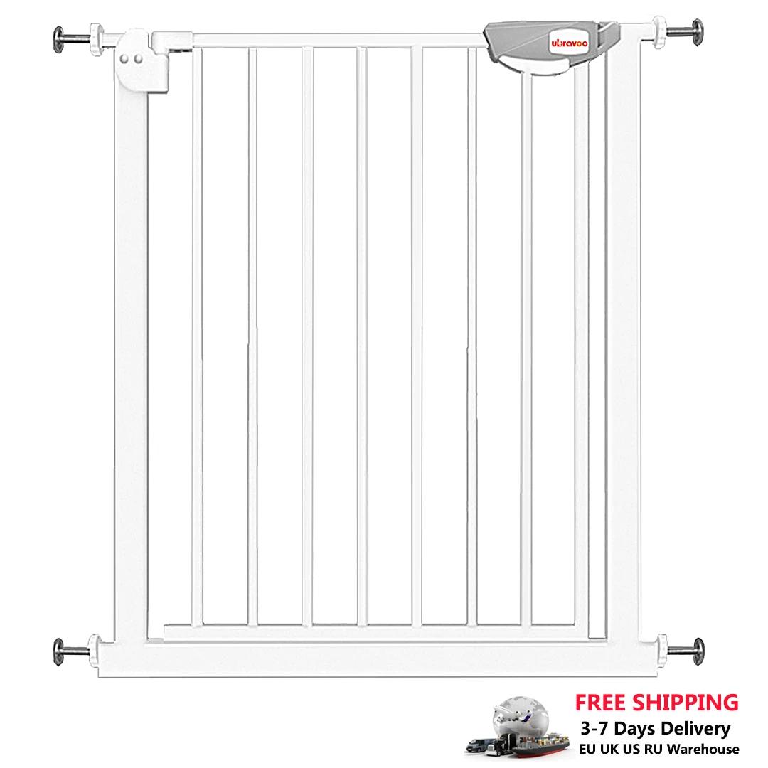 UBRAVOO Porte bébé pour portes et escaliers, recommande 100 cm, Barrière de sécurité pour animaux de