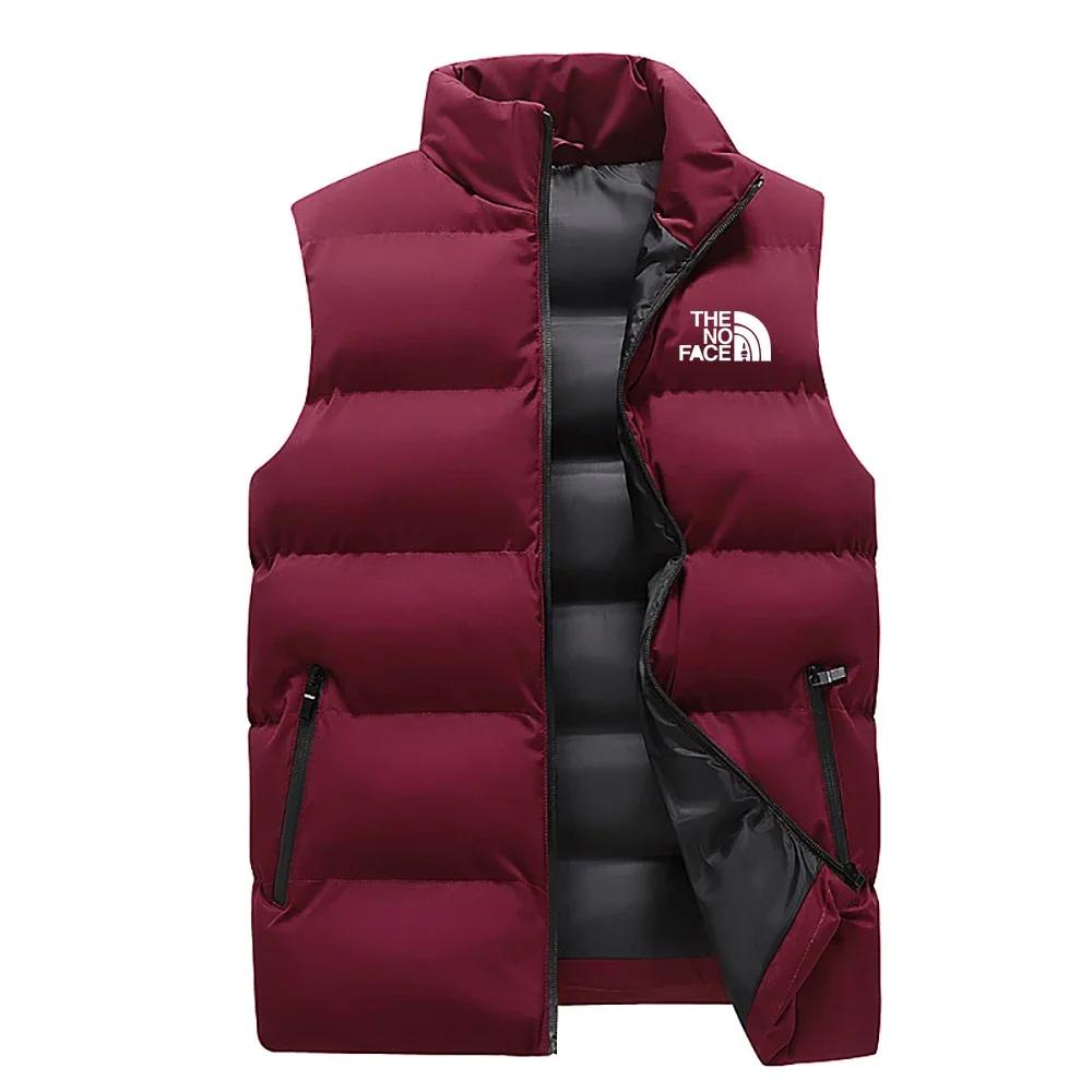 Veste à manches longues pour hommes - manteau sans manches élégant - manteau d'hiver imperméable à f