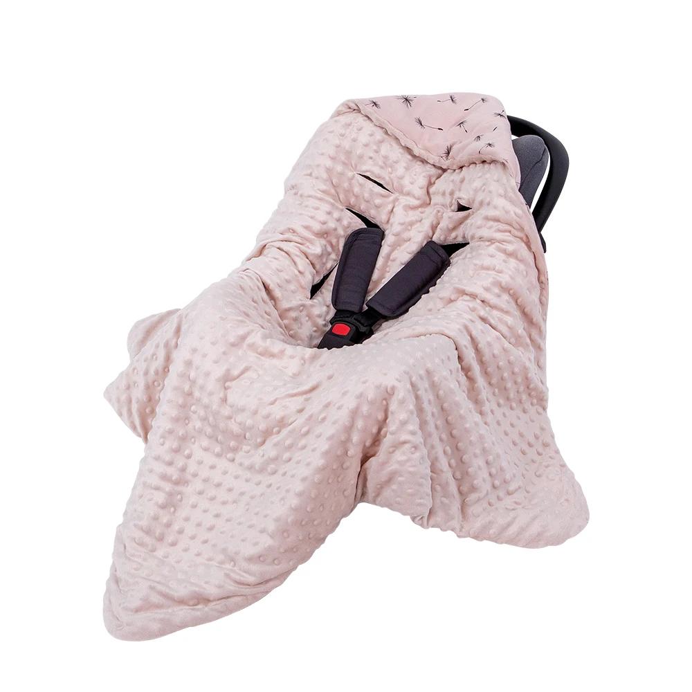 Couverture pour nouveau-né avec capuche, coupe-vent, Go à l'extérieur, chaude et Portable, panier, s