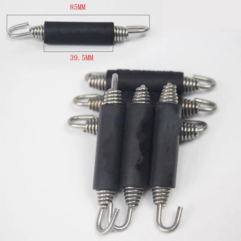 Système d'échappement universel pour moto, 2 pièces, crochets à ressorts entièrement rotatifs en aci