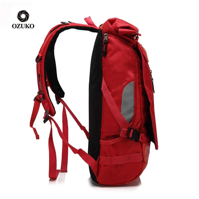 OZUKO cartable pour adolescent 15.6 pouces ordinateur portable sac à dos d'eau 49*28*14 hommes étudi