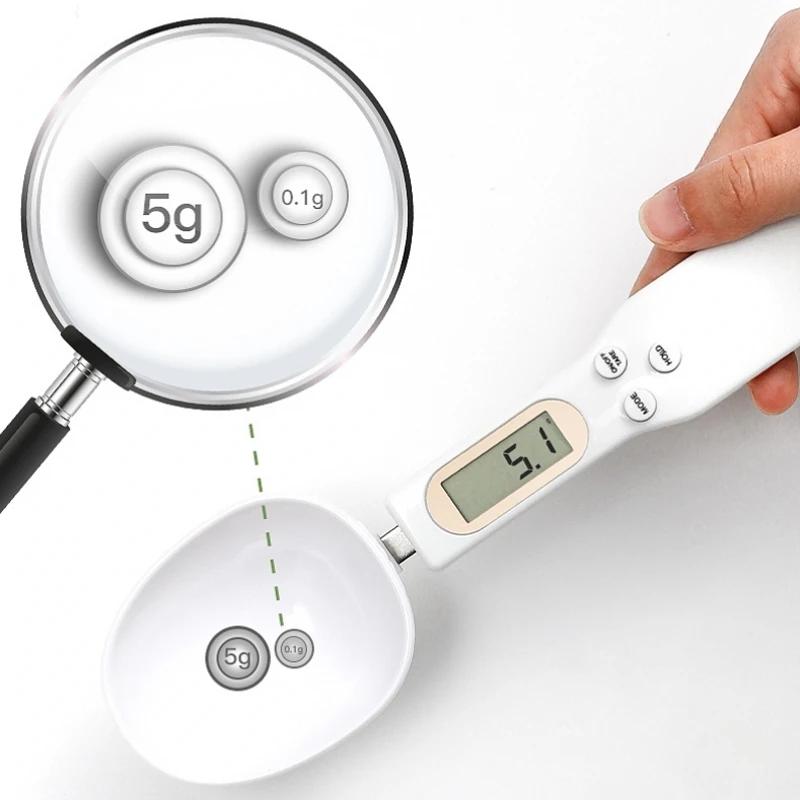 Cuillère de pesée, outil de cuisine domestique, mesure électronique du café, des aliments, de la far