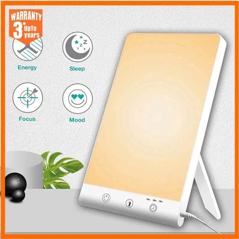 10000 Lux LED lumière triste lampe de luminothérapie 3200k lumière d'ambiance heureuse tactile régla