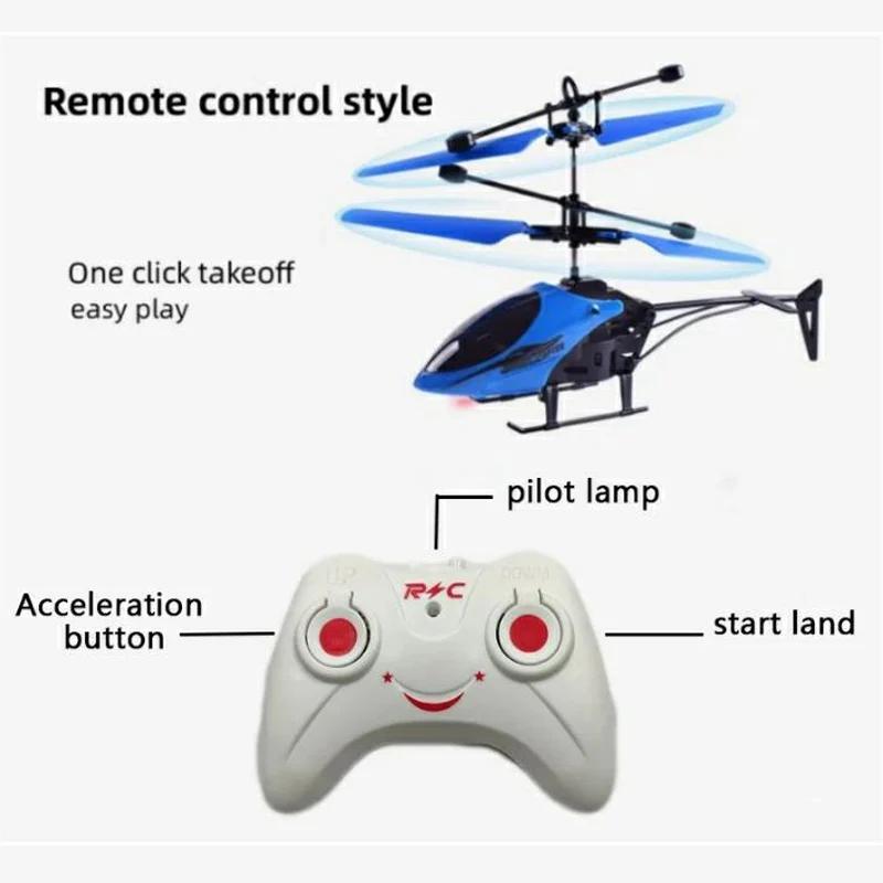 Mini hélicoptère télécommandé rechargeable, télécommande sans fil, induction infrarouge, modèle d'av