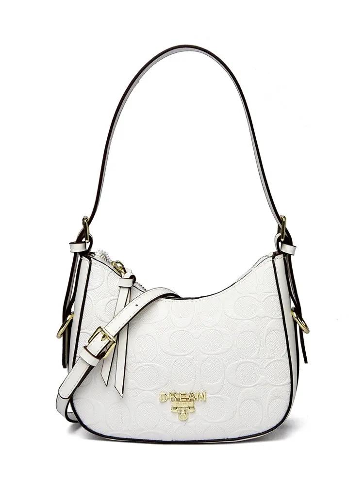 Sacs à couches vintage de marque de luxe pour femmes, sac messager en cuir haut de gamme, sac bandou