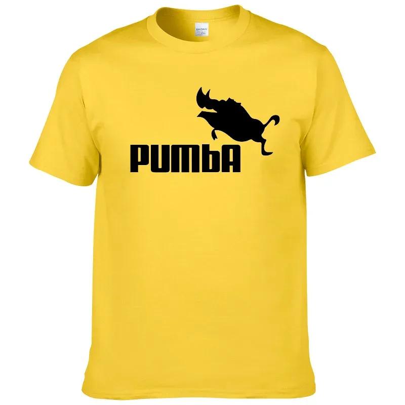 T-shirt imprimé PUMBA, été, hip-hop, sport, bas de tenue, manches courtes, sanglier volant, sanglier
