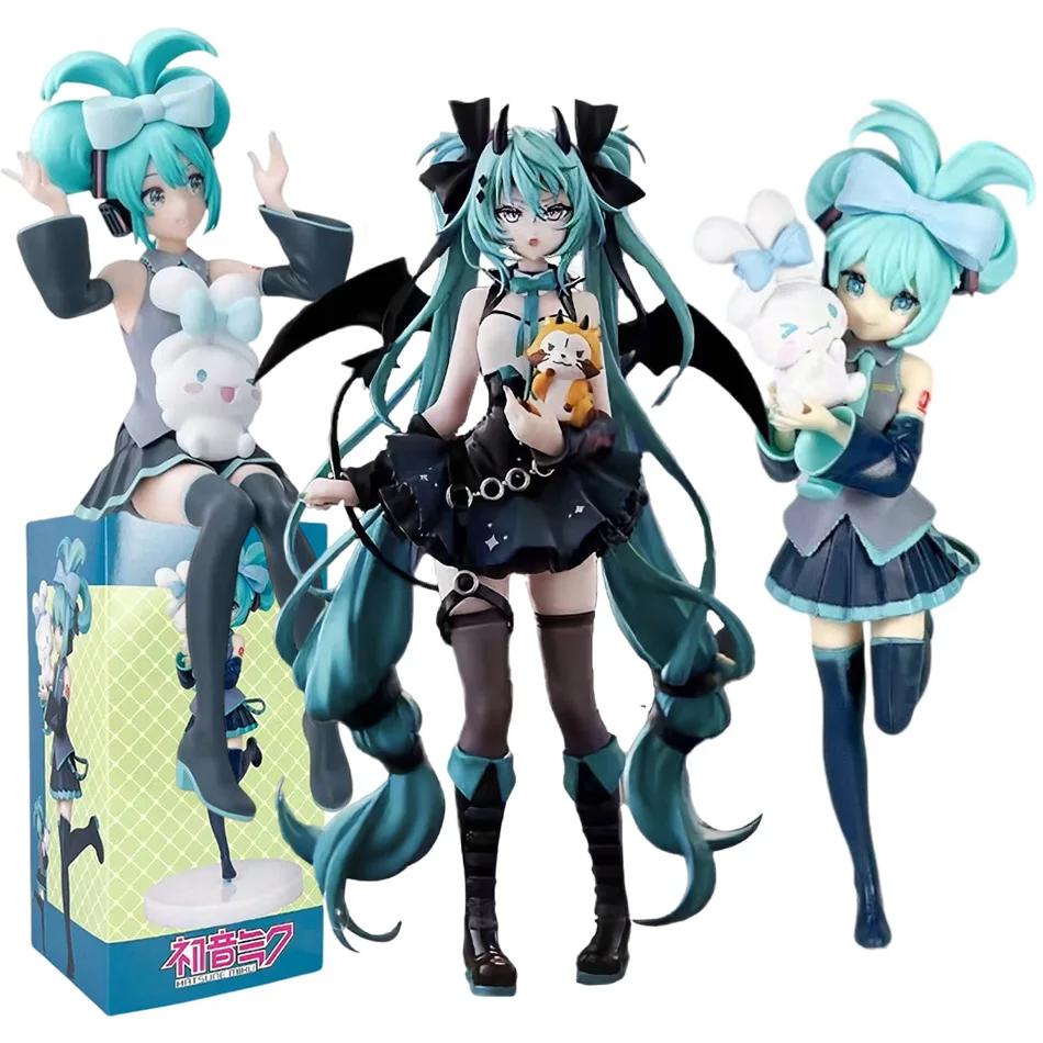 Anime Hatsune Miku Cos raton laveur démon oreilles de chat cannelle Kawaii Miku fille Anime Figure P