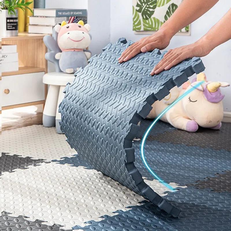 8-16 pièces tapis de jeu pour bébé tapis de Puzzle en mousse EVA tapis d'activités de chambre d'enfa