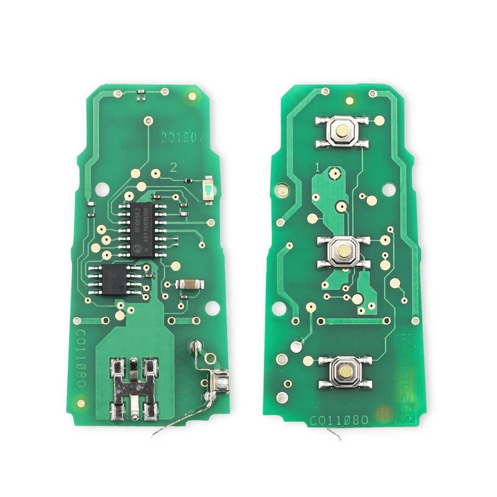 KEYYOU – clé télécommande de voiture, 434/433Mhz, puce ID48, pour VW, Volkswagen Passat B6 3C B7 Mag