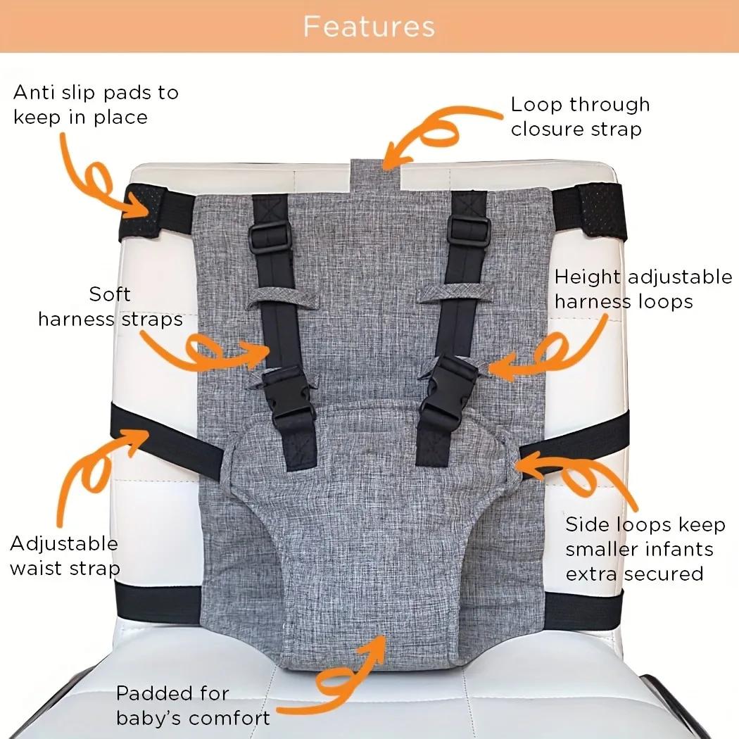 Chaise enfant ceinture de sécurité arrêter des bébés glisser chute bébé salle à manger chaise ceintu