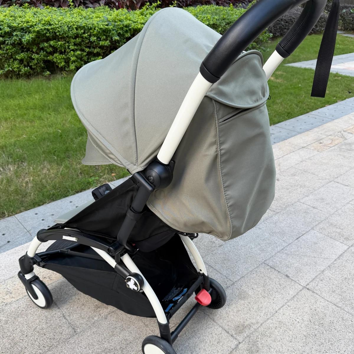 MomTan 3 pièces/ensemble d'accessoires pour poussette, auvent extensible, coussin de siège et base d