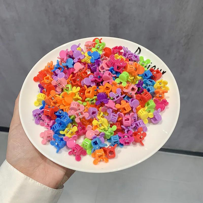 50pcs filles mignon coloré fleur étoile couronne petites griffes de cheveux beaux cheveux décorer pi