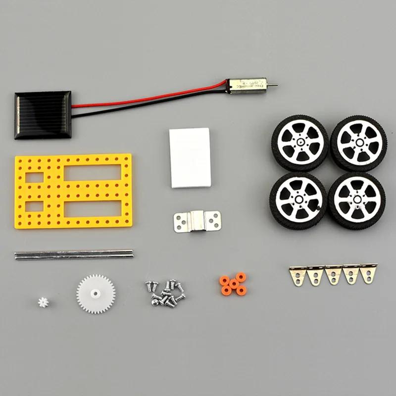 Jouet de voiture solaire pour enfants, Mini Kit de voiture à énergie assemblée, jouets éducatifs STE