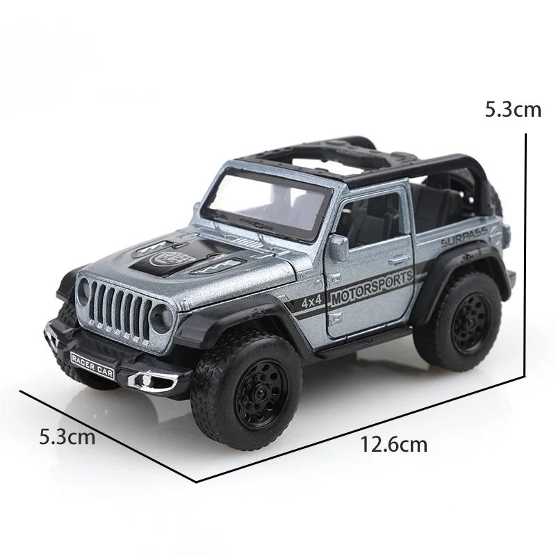(Bagged) Véhicule tout-terrain Wrangler convertible 1/36, métal moulé sous pression, jouet pour garç