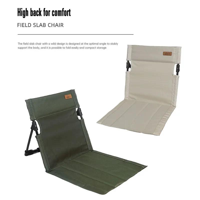 Chaise de dossier pliante de Camping, sièges de stade respirants, support en alliage d'aluminium, ch
