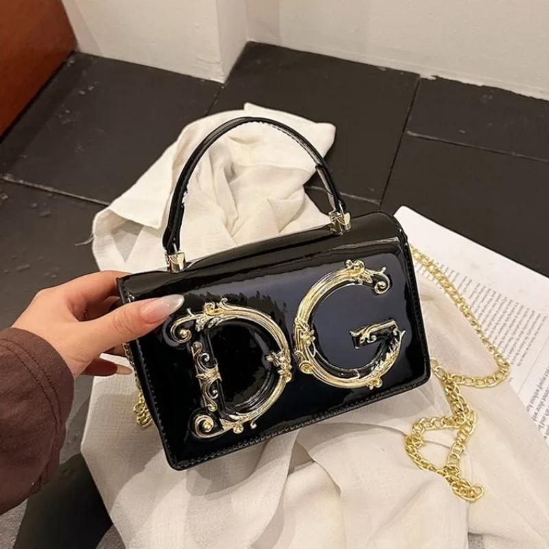 Sac bandoulière élégant en cuir pour femme, sac à langer de luxe de créateur, grande capacité, style
