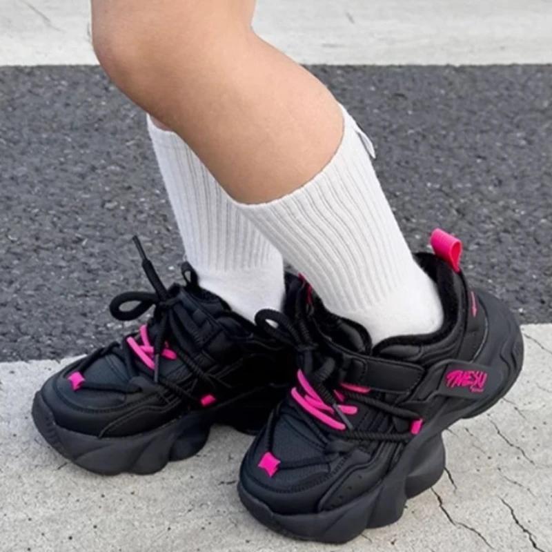 Chaussures de sport en coton thermique pour enfants, baskets chaudes, meilleures ventes, nouvelle co